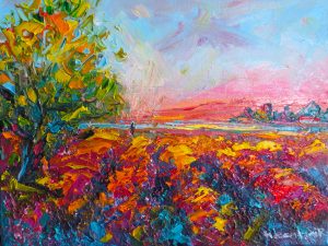 Lavender Field by Helen Blair