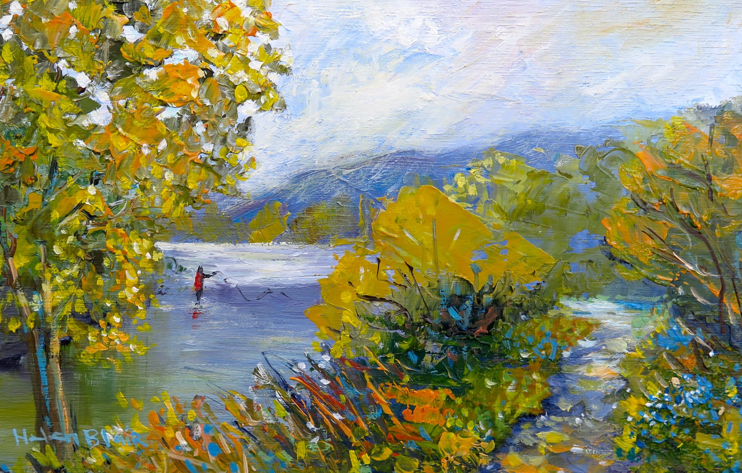 Around the River by Helen Blair Art