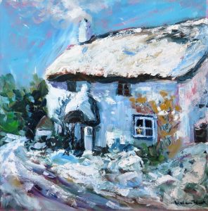 Snowy Cottage, by Helen Blair
