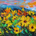 Mountain Sunflowers by Helen Blair